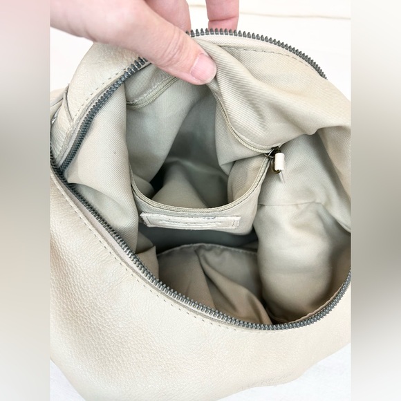 American Leather Co. Carrie Hobo Bag in Ivory Cream Stone - Picture 14 of 16